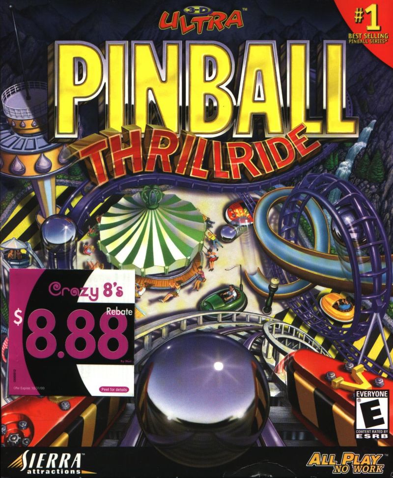 3 d ultra pinball thrillride